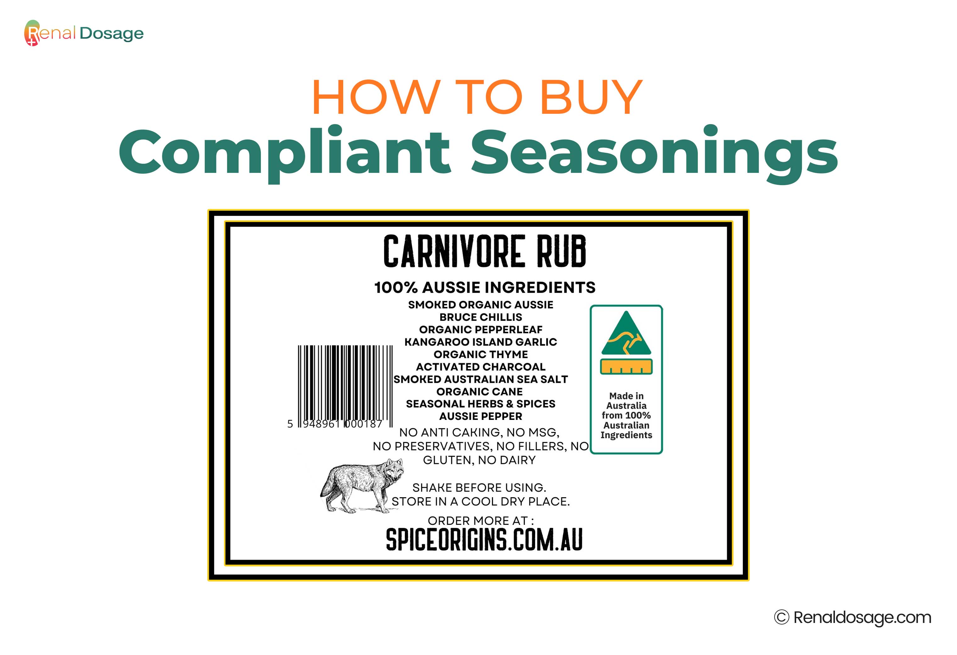 How to Buy Compliant Seasonings